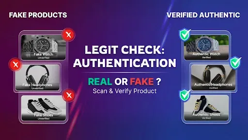 Скриншот 1 — Legit Check: Authentication