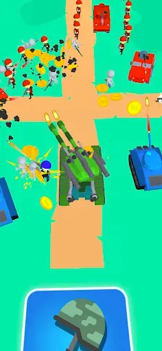 Скриншот 1 — Tank Commander: Army Survival