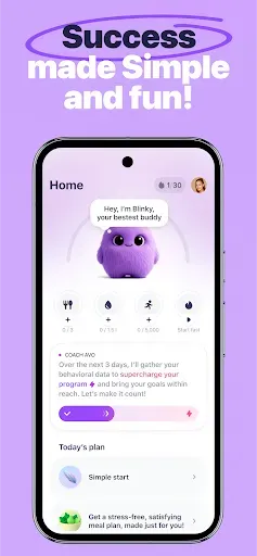 Скриншот 2 — Simple・AI Weight Loss & Health