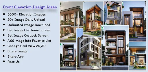 Скриншот 1 — Home Front Elevation Designs