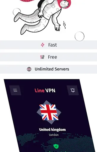 Скриншот 1 — Line VPN