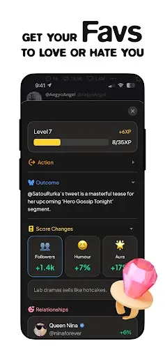 Скриншот 3 — status - sims but social media