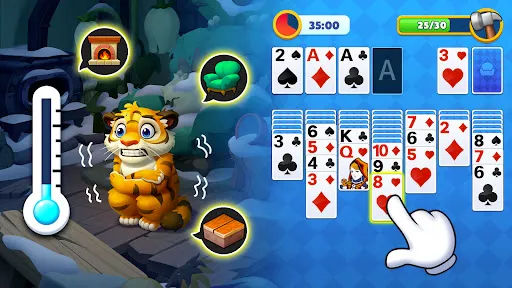 Скриншот 7 — Пасьянс Косынка: Спасение Игры