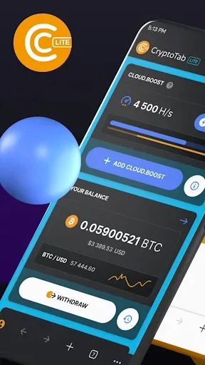 Скриншот 1 — CryptoTab Browser Lite