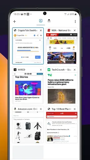 Скриншот 3 — CryptoTab Browser Lite