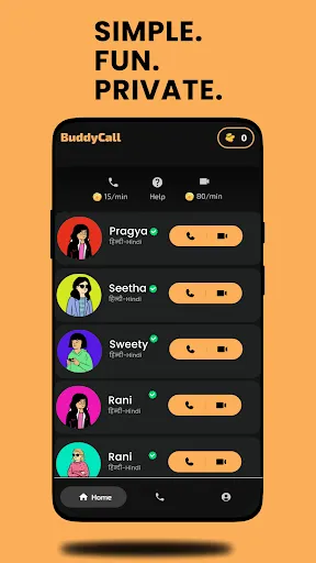 Скриншот 8 — Buddy Call: Make New Friends