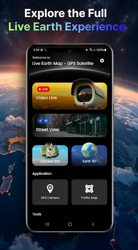 Скриншот 1 — Live Earth: GPS Map Tracker