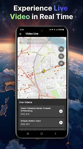 Скриншот 3 — Live Earth: GPS Map Tracker