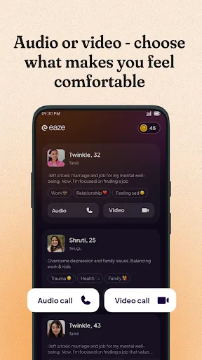 Скриншот 3 — Eaze : Talk & Feel better