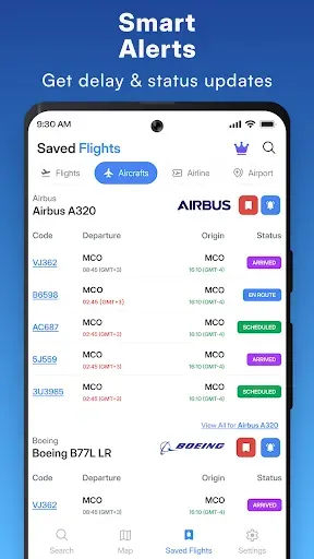 Скриншот 5 — Flight Tracker - Track Plane