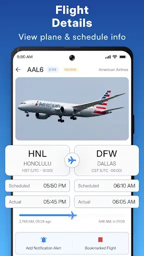 Скриншот 8 — Flight Tracker - Track Plane