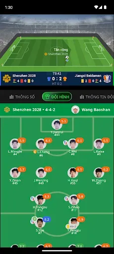Скриншот 1 — Trực Tiếp Bóng Dá