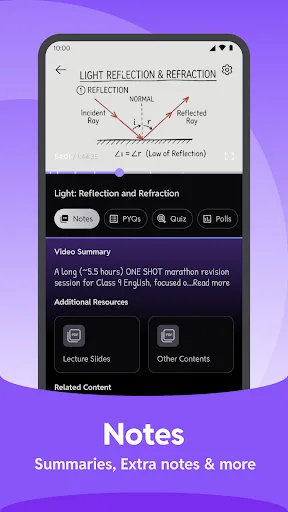 Скриншот 8 — Pi Lens-Notes, PYQs on YouTube