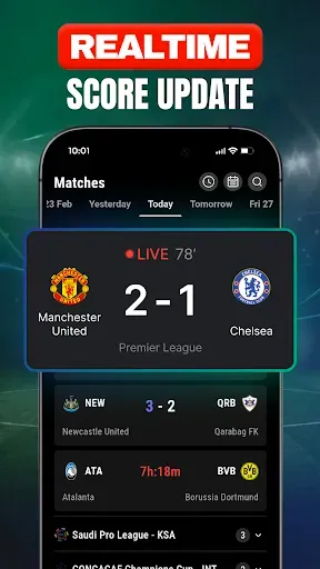 Скриншот 2 — GoalBlitz -Живой футбол