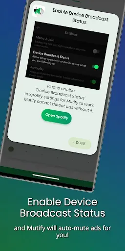 Скриншот 2 — Mutify - Mute annoying ads