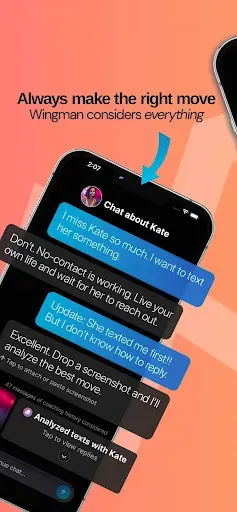 Скриншот 3 — Wingman: AI Dating Coach