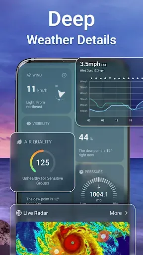Скриншот 5 — Local Weather & News - Radar