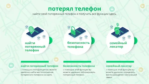 Скриншот 1 — потерянный телефон трекер