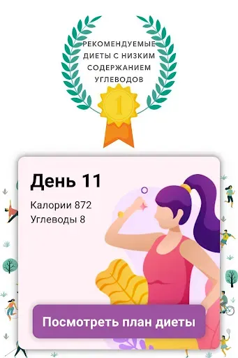 Скриншот 2 — Кето Рецепты и Диета