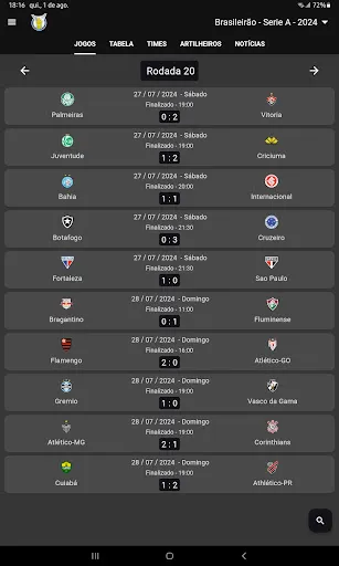 Скриншот 8 — Brasileirão 2026 Série A B e C