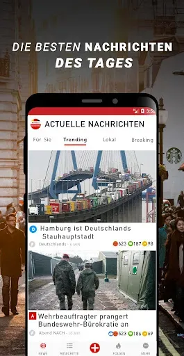 Скриншот 2 — Eilmeldung Deutschland