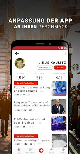 Скриншот 5 — Eilmeldung Deutschland