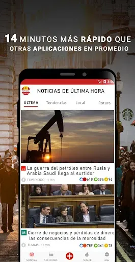 Скриншот 1 — España ultimas noticias