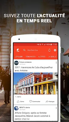 Скриншот 2 — Flash info - Actualités et Mét