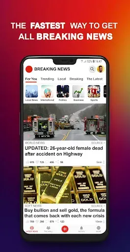 Скриншот 1 — UK Breaking News: Local & News