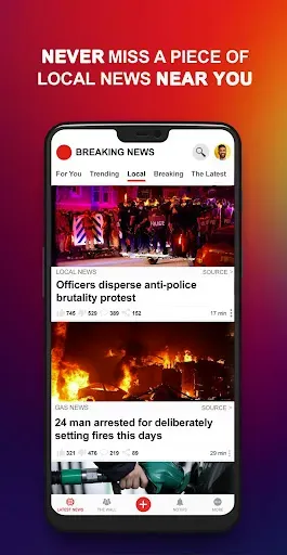 Скриншот 2 — UK Breaking News: Local & News