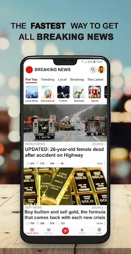 Скриншот 1 — US Breaking News: Local & News