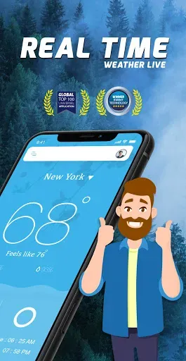 Скриншот 1 — Weather Alerts & forecast