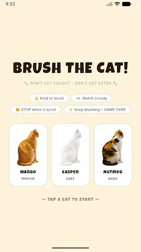 Скриншот 1 — Brush Jjaemu: Brush The Cat