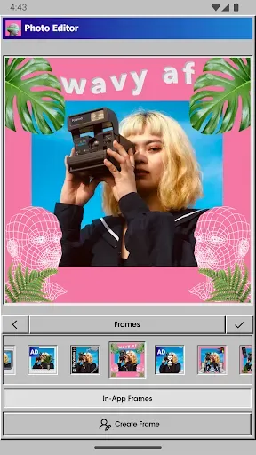 Скриншот 2 — Vaporgram Photo & Video Editor