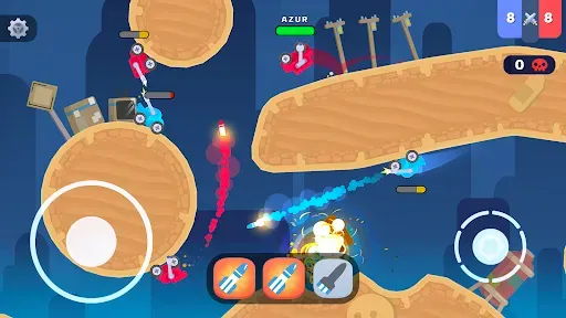 Скриншот 1 — Mad Royale io - игра танчики