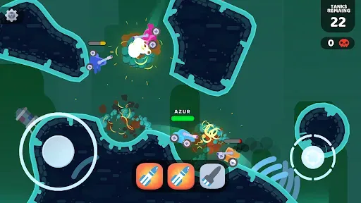 Скриншот 6 — Mad Royale io - игра танчики