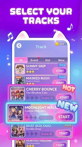 Скриншот 5 — Tiles Jump: Музыкальные Прыжки