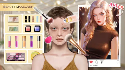 Скриншот 7 — Beauty Makeover - Game Make Up