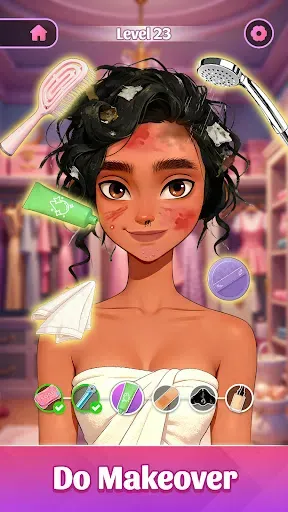 Скриншот 3 — Makeover Salon: Makeup Games
