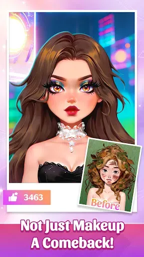 Скриншот 7 — Makeover Salon: Makeup Games