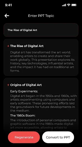 Скриншот 6 — SlideGPT : PPT Maker & Editor