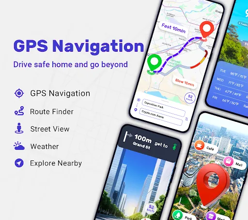 Скриншот 8 — GPS карты, навигатор + спутник