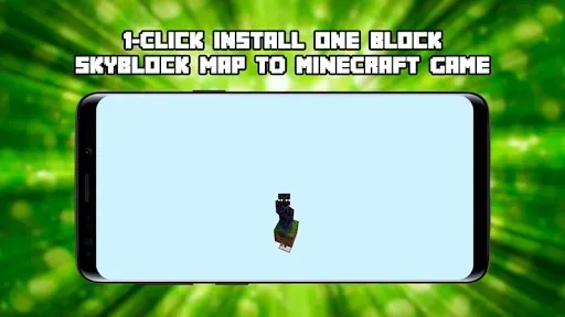 Скриншот 1 — One Block Map for Minecraft