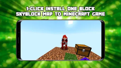 Скриншот 2 — One Block Map for Minecraft