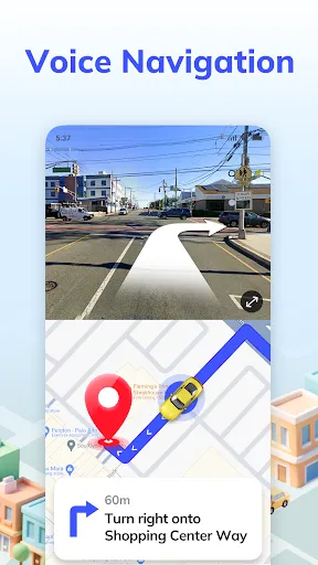 Скриншот 2 — Голосовая GPS Навигация