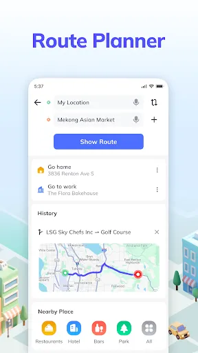 Скриншот 6 — Голосовая GPS Навигация