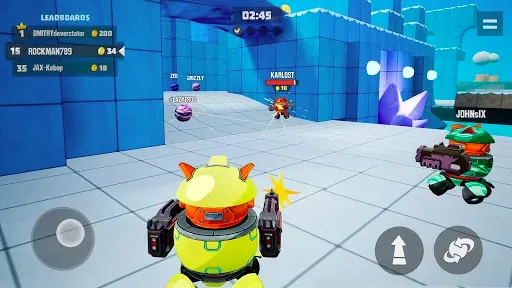 Скриншот 1 — Marble Clash: 3D Бои Роботов