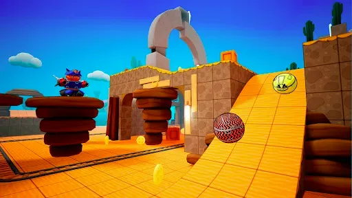 Скриншот 2 — Marble Clash: 3D Бои Роботов