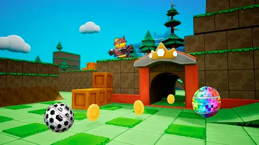 Скриншот 3 — Marble Clash: 3D Бои Роботов