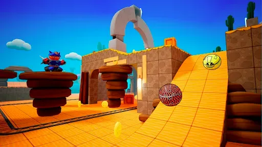 Скриншот 7 — Marble Clash: 3D Бои Роботов